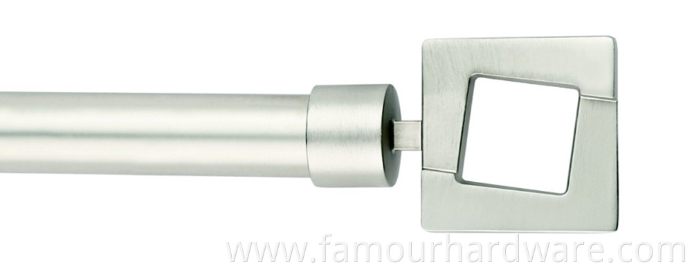 Sturdy retractable curtain rod